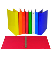 Raccoglitore - 22 x 30 cm - 4 anelli tondi 30 mm - dorso 4 cm - colori assortiti - Starline