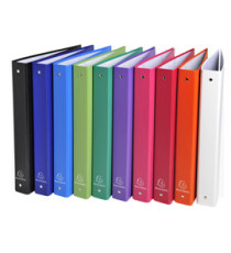 Raccoglitore - A4 - 4 anelli tondi diametro 30 mm - PP - colori assortiti - Exacompta