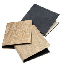 Raccoglitore 4R Wood - A4 - diametro 30 mm - colori assortiti - Colorosa