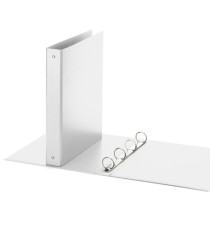 Raccoglitore Europa - 22 x 30 cm - 4 anelli tondi 30 mm - dorso 4 cm - bianco - Favorit