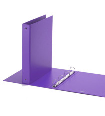 Raccoglitore Europa - 22 x 30 cm - 4 anelli tondi 30 mm - dorso 4 cm - viola - Favorit