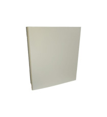 Raccoglitore King - 22 x 30 cm - 4 anelli tondi 30 mm - dorso 4 cm - rivestimento in PP - bianco - Starline