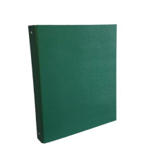 Raccoglitore King - 22 x 30 cm - 4 anelli tondi 30 mm - dorso 4 cm - rivestimento in PP - verde - Starline