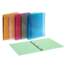 Raccoglitore Lumina - 22 x 30 cm - 4 anelli tondi 15 mm - PP - colori assortiti - Favorit