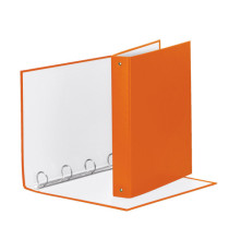 Raccoglitore Meeting - 22 x 30 cm - 4 anelli tondi 30 mm - dorso 4 cm - PP - arancione - Esselte