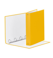 Raccoglitore Meeting - 22 x 30 cm - 4 anelli tondi 30 mm - dorso 4 cm - PP - giallo - Esselte