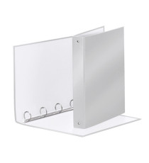 Raccoglitore Meeting - 22 x 30 cm - 4 anelli tondi 30 mm - dorso 4 cm - PP - grigio metallizzato - Esselte