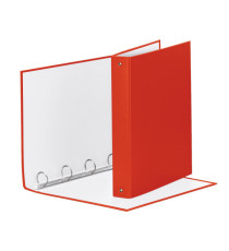 Raccoglitore Meeting - 22 x 30 cm - 4 anelli tondi 30 mm - dorso 4 cm - PP - rosso - Esselte