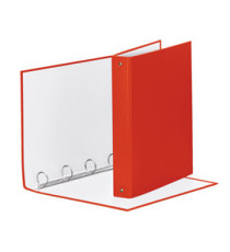 Raccoglitore Meeting - 22 x 30 cm - 4 anelli tondi 30 mm - dorso 4 cm - PP - rosso - Esselte