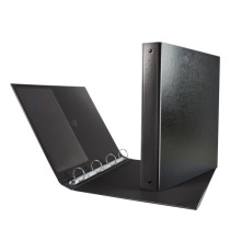 Raccoglitore Nettuno - 22 x 30 cm - 4 anelli a R 30 mm - dorso 3,5 cm - nero - Sei Rota