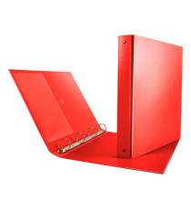 Raccoglitore Nettuno - 22 x 30 cm - 4 anelli a R 30 mm - dorso 3,5 cm - rosso - Sei Rota