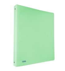 Raccoglitore Pastel - 22 x 30 cm - 4 anelli tondi 15 mm - PP - smeraldo - Favorit