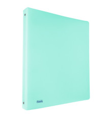 Raccoglitore Pastel - 22 x 30 cm - 4 anelli tondi 30 mm - PP - celeste - Favorit