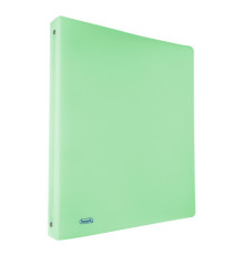 Raccoglitore Pastel - 22 x 30 cm - 4 anelli tondi 30 mm - PP - smeraldo - Favorit