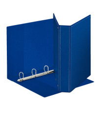 Raccoglitore personalizzabile Display - 22 x 30 cm - 4 anelli a D 40 mm - dorso 5,9 cm - blu - Esselte
