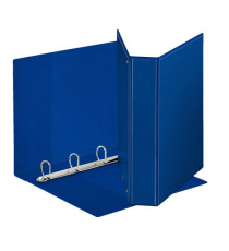 Raccoglitore personalizzabile Display - 22 x 30 cm - 4 anelli a D 50 mm - dorso 7,1 cm - blu - Esselte