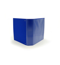 Raccoglitore personalizzabile KingShow - 22 x 30 cm - 4 anelli a D 50 mm - dorso 6 cm - blu - Starline