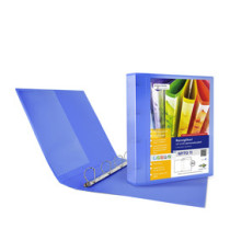 Raccoglitore personalizzabile Myto TI - 22 x 30 cm - 4 anelli a D 17 mm - dorso 2,5 cm - blu - Sei Rota