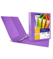 Raccoglitore personalizzabile Myto TI - 22 x 30 cm - 4 anelli a D 17 mm - dorso 2,5 cm - lilla - Sei Rota