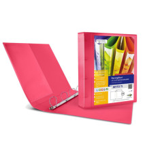 Raccoglitore personalizzabile Myto TI - 22 x 30 cm - 4 anelli a D 30 mm - dorso 4 cm - rosso - Sei Rota