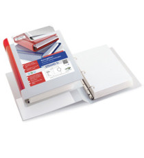 Raccoglitore personalizzabile Stelvio TI - A5 - 3 anelli a D 30 mm - dorso 4 cm - bianco - Sei Rota