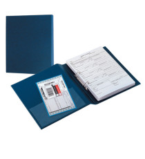 Raccoglitore Sanremo 2000 - 22 x 30 cm - 2 anelli a D 40 mm - dorso 5,5 cm - blu - Sei Rota