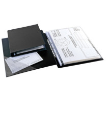 Raccoglitore Sanremo 2000 - A3 - 4 anelli a D 40 mm - dorso 5,5 cm - nero - Sei Rota