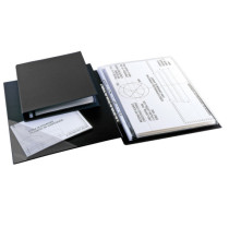 Raccoglitore Sanremo 2000 - A3 - 4 anelli a D 40 mm - dorso 5,5 cm - nero - Sei Rota