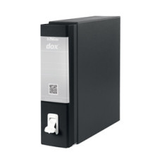 Registratore Dox 1 - dorso 8 cm - commerciale 23 x 29,7 cm - nero - Esselte Dox