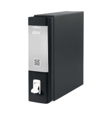 Registratore Dox 1 - dorso 8 cm - commerciale 23 x 29,7 cm - nero - Esselte Dox