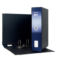 Registratore Dox 2 - dorso 8 cm - protocollo 23 x 34 cm - blu - Esselte Dox