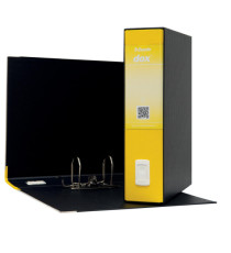 Registratore Dox 2 - dorso 8 cm - protocollo 23 x 34 cm - giallo - Esselte Dox