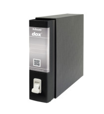 Registratore Dox 2 - dorso 8 cm - protocollo 23 x 34 cm - nero - Esselte Dox