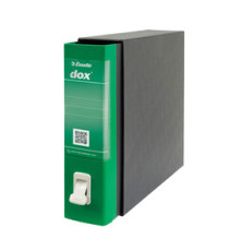 Registratore Dox 2 - dorso 8 cm - protocollo 23 x 34 cm - verde - Esselte Dox