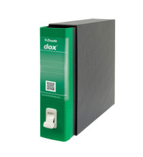 Registratore Dox 2 - dorso 8 cm - protocollo 23 x 34 cm - verde - Esselte Dox