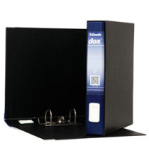 Registratore Dox 4 - dorso 5 cm - commerciale 23 x 29,7 cm - blu - Esselte Dox