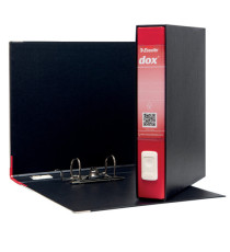 Registratore Dox 4 - dorso 5 cm - commerciale 23 x 29,7 cm - rosso - Esselte Dox