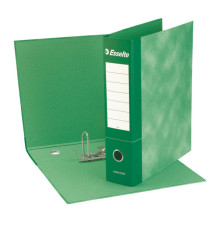 Registratore Essentials G72 - dorso 5 cm - commerciale 23 x 30 cm - verde - Esselte