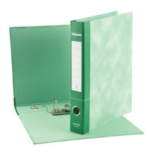 Registratore Essentials G74 - dorso 5 cm - protocollo 23 x 33 cm - verde - Esselte
