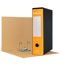 Registratore Essentials G75 - dorso 8 cm - protocollo 23 x 33 cm - giallo - Esselte