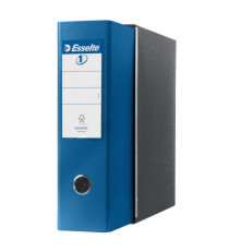 Registratore Eurofile G53 - dorso 8 cm - commerciale 23 x 30 cm - blu metallizzato - Esselte