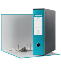 Registratore Eurofile G53 - dorso 8 cm - commerciale 23 x 30 cm - turchese - Esselte