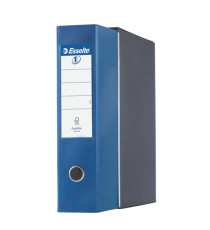 Registratore Eurofile G55 - dorso 8 cm - protocollo 23 x 33 cm - blu metallizzato - Esselte