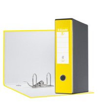 Registratore Eurofile G55 - dorso 8 cm - protocollo 23 x 33 cm - giallo vivida - Esselte