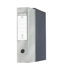 Registratore Eurofile G55 - dorso 8 cm - protocollo 23 x 33 cm - grigio metallizzato - Esselte