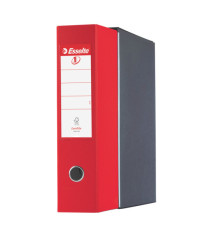 Registratore Eurofile G55 - dorso 8 cm - protocollo 23 x 33 cm - rosso vivida - Esselte