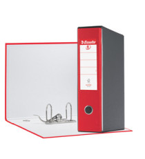 Registratore Eurofile G55 - dorso 8 cm - protocollo 23 x 33 cm - rosso vivida - Esselte