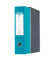 Registratore Eurofile G55 - dorso 8 cm - protocollo 23 x 33 cm - turchese - Esselte