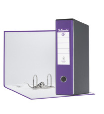 Registratore Eurofile G55 - dorso 8 cm - protocollo 23 x 33 cm - viola - Esselte