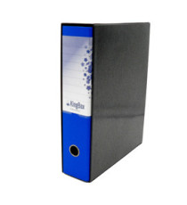 Registratore Kingbox - dorso 8 cm - protocollo 23 x 33 cm - blu - Starline